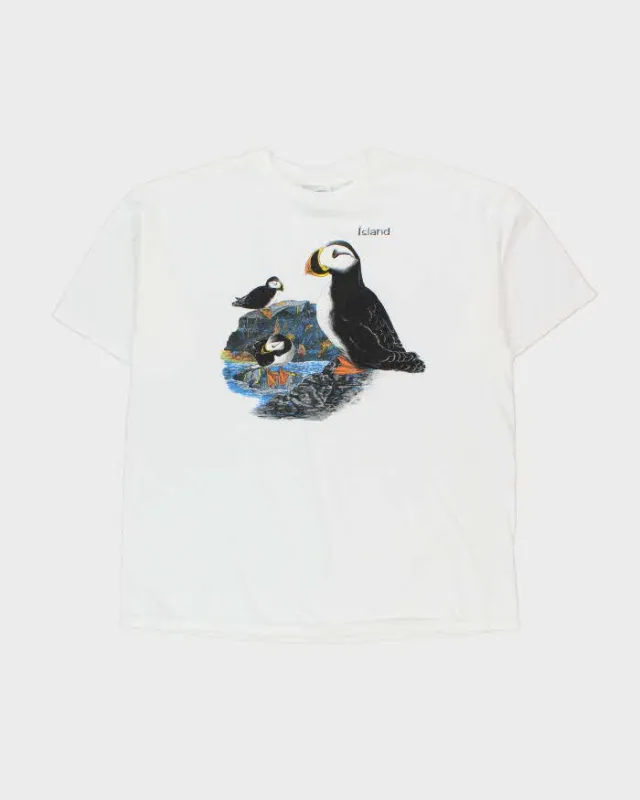 Vintage 1990s Toucan Island Graphic Heavyweight Tultex Crewneck T-Shirt - XXL made by Rokit