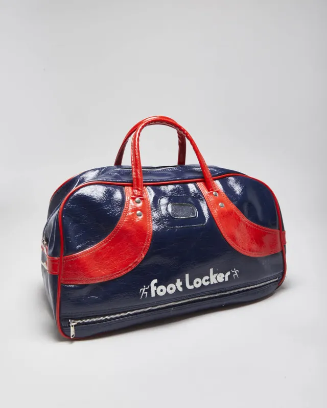 Vintage 1970s Footlocker Vinyl Duffle Bag made by Rokit