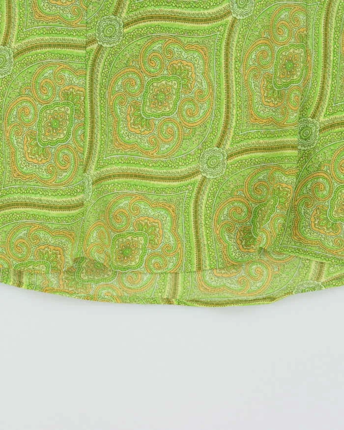 Vintage 1990s Mantles Cowl Neck Tie Shoulder Top - L sold by Rokit product image thumbnail 4