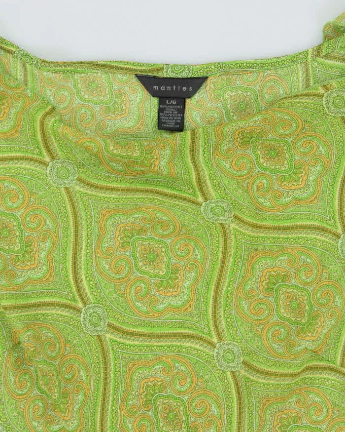 Vintage 1990s Mantles Cowl Neck Tie Shoulder Top - L sold by Rokit product image thumbnail 5