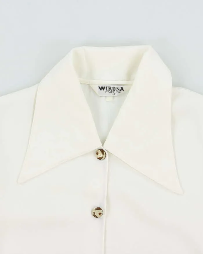 Vintage 1970s Wirona Semi Sheer Blouse - S sold by Rokit product image thumbnail 5