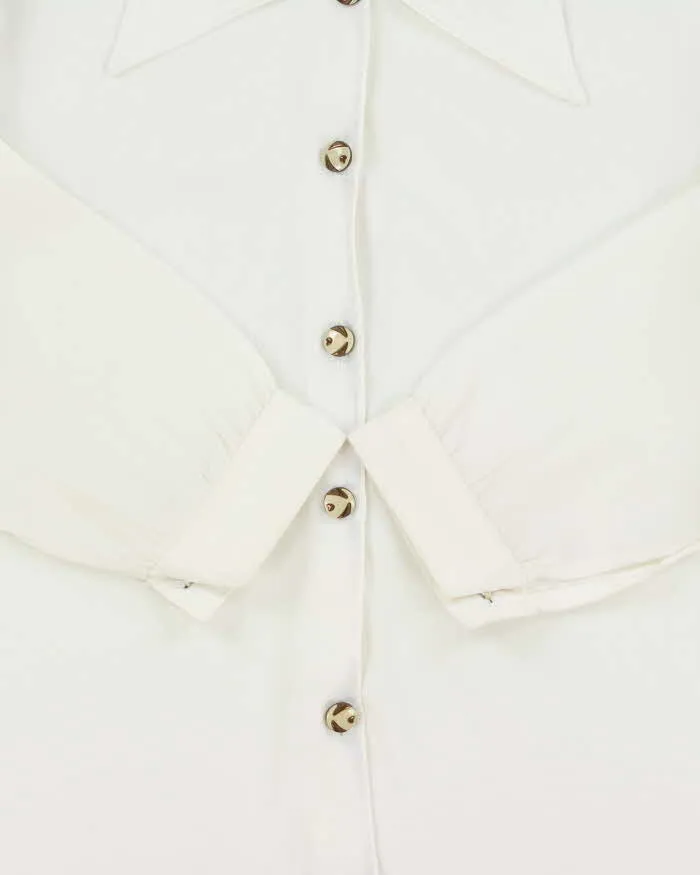 Vintage 1970s Wirona Semi Sheer Blouse - S sold by Rokit product image thumbnail 4