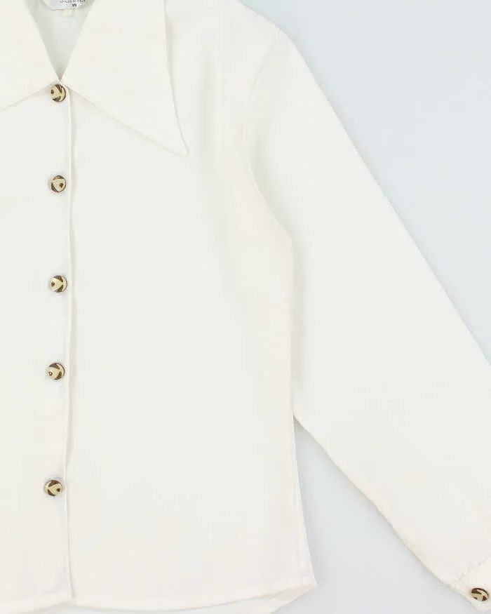 Vintage 1970s Wirona Semi Sheer Blouse - S sold by Rokit product image thumbnail 3