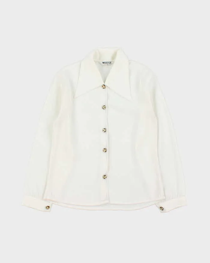 Vintage 1970s Wirona Semi Sheer Blouse - S sold by Rokit