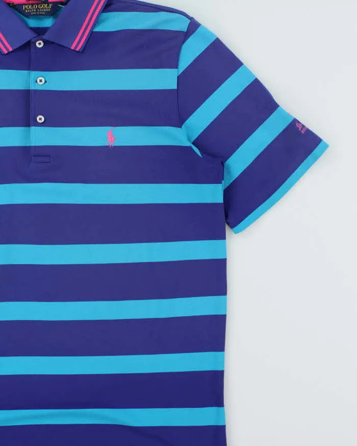 Vintage Polo Golf Ralph Lauren Performance Pima Cotton Blend Striped Short Sleeve Polo Shirt - M sold by Rokit product image thumbnail 3