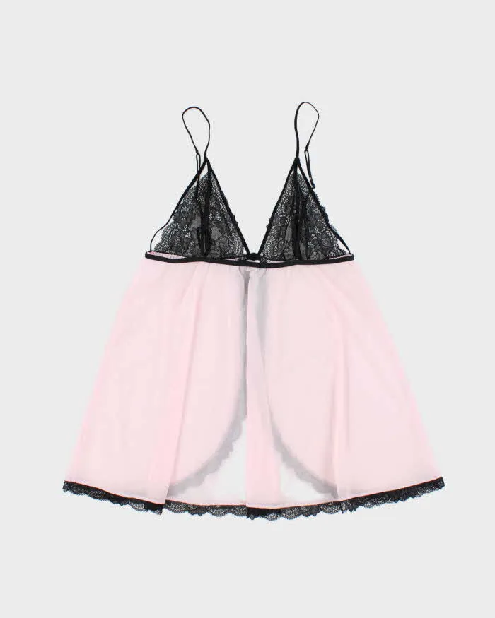 Vintage Y2k 2000s La Senza Mesh Clip Front Top - S sold by Rokit product image thumbnail 2