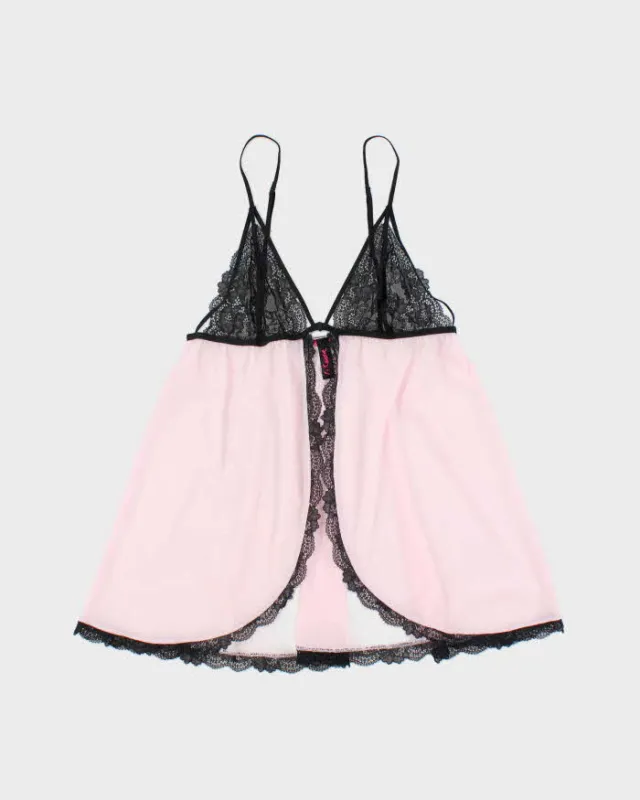 Vintage Y2k 2000s La Senza Mesh Clip Front Top - S made by Rokit