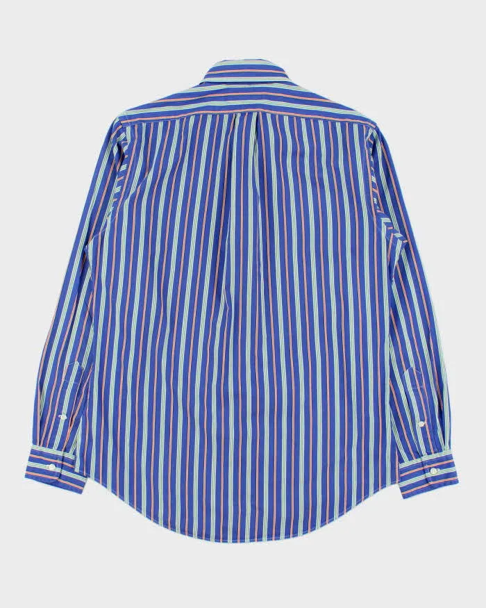Vintage Y2K 00s Polo Ralph Lauren Striped Custom Fit Long Sleeve Shirt - M sold by Rokit product image thumbnail 2