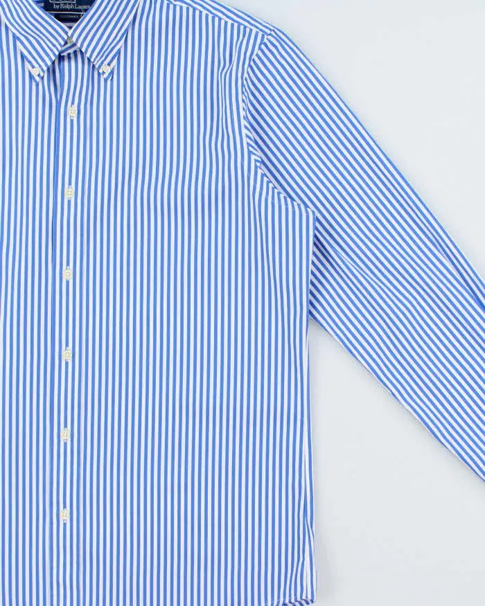 Vintage Polo Ralph Lauren Striped Custom Fit Long Sleeve Shirt - L sold by Rokit product image thumbnail 3
