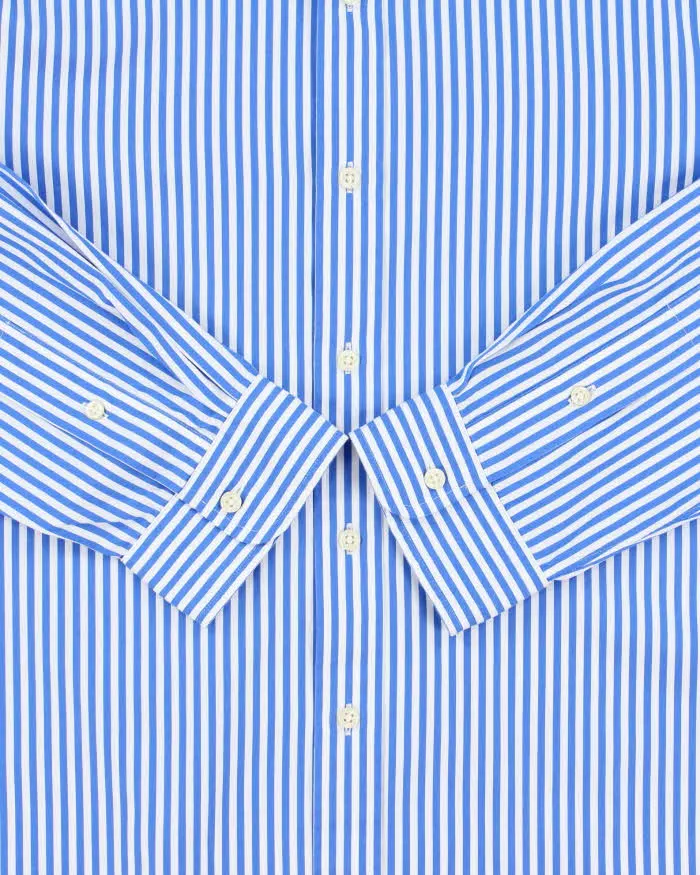 Vintage Polo Ralph Lauren Striped Custom Fit Long Sleeve Shirt - L sold by Rokit product image thumbnail 4