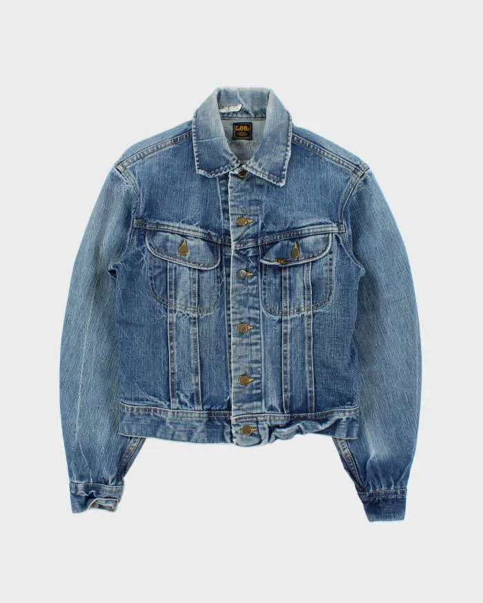 Vintage 1980s Lee Riders 220 Made In Canada Medium Wash Denim Trucker Jacket - M sold by Rokit