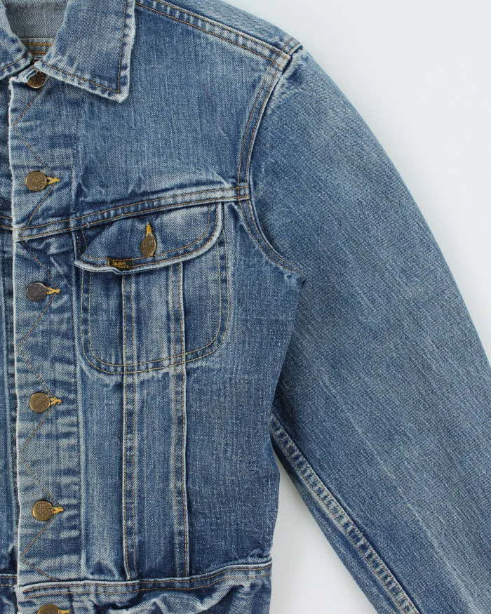 Vintage 1980s Lee Riders 220 Made In Canada Medium Wash Denim Trucker Jacket - M sold by Rokit product image thumbnail 3