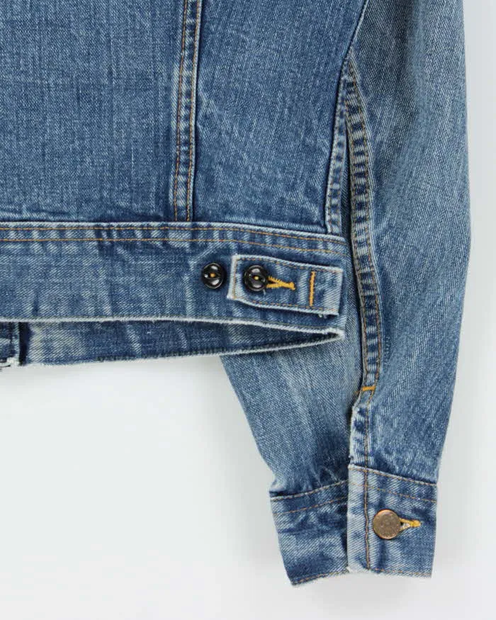 Vintage 1980s Lee Riders 220 Made In Canada Medium Wash Denim Trucker Jacket - M sold by Rokit product image thumbnail 5