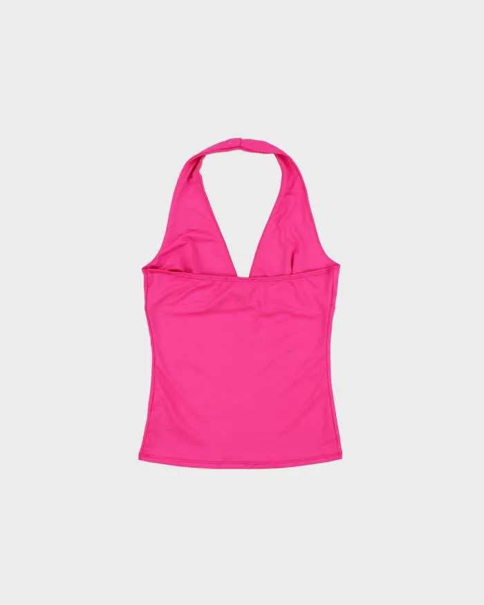 Vintage Y2k 2000s Gaze Slinky Halter Neck Top - S sold by Rokit product image thumbnail 2
