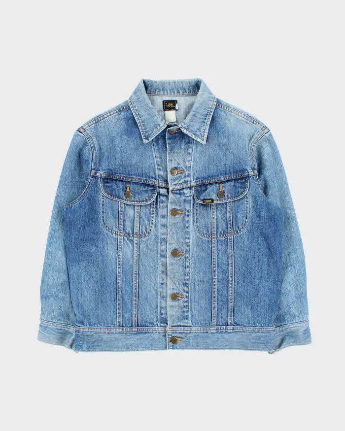 Vintage 1980s Lee Women's Light Wash Denim Trucker Jacket - M sold by Rokit
