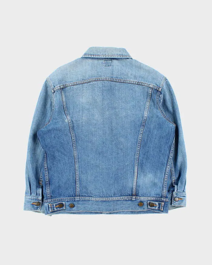 Vintage 1980s Lee Women's Light Wash Denim Trucker Jacket - M sold by Rokit product image thumbnail 2