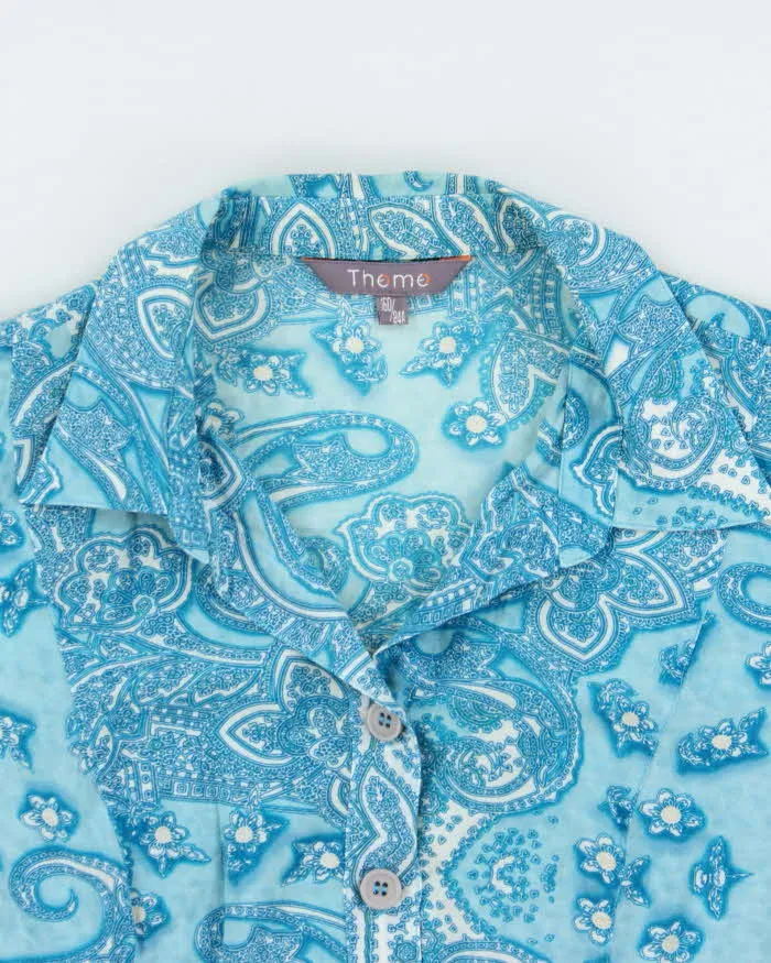 Vintage Y2k 2000s Thomo Paisley Pattern Blouse - M sold by Rokit product image thumbnail 5