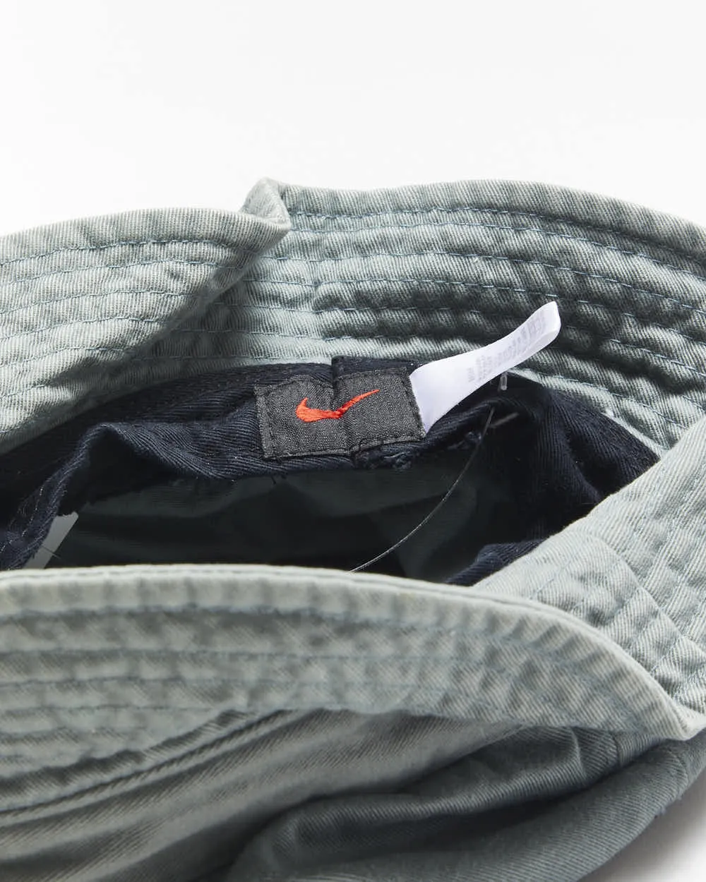 Vintage Y2K 00s Nike Sage Green Canvas Bucket Hat - M sold by Rokit product image thumbnail 4