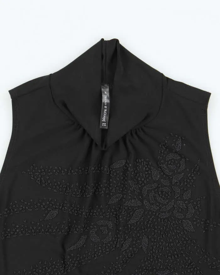 Vintage Y2k 2000s Bleeker & McDougal Beaded High Neck Top - S sold by Rokit product image thumbnail 5