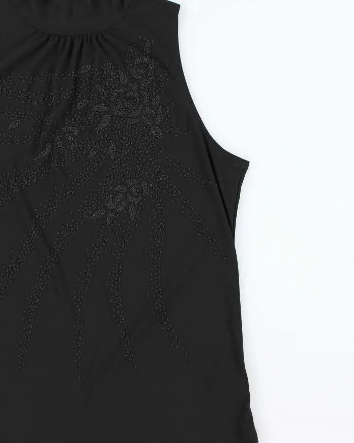 Vintage Y2k 2000s Bleeker & McDougal Beaded High Neck Top - S sold by Rokit product image thumbnail 3