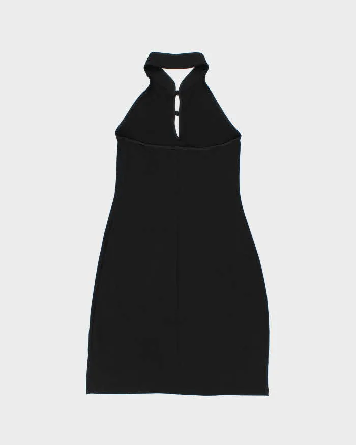 Vintage Y2k 2000s Suzy High Neck Cut-out Slinky Dress - M sold by Rokit product image thumbnail 2