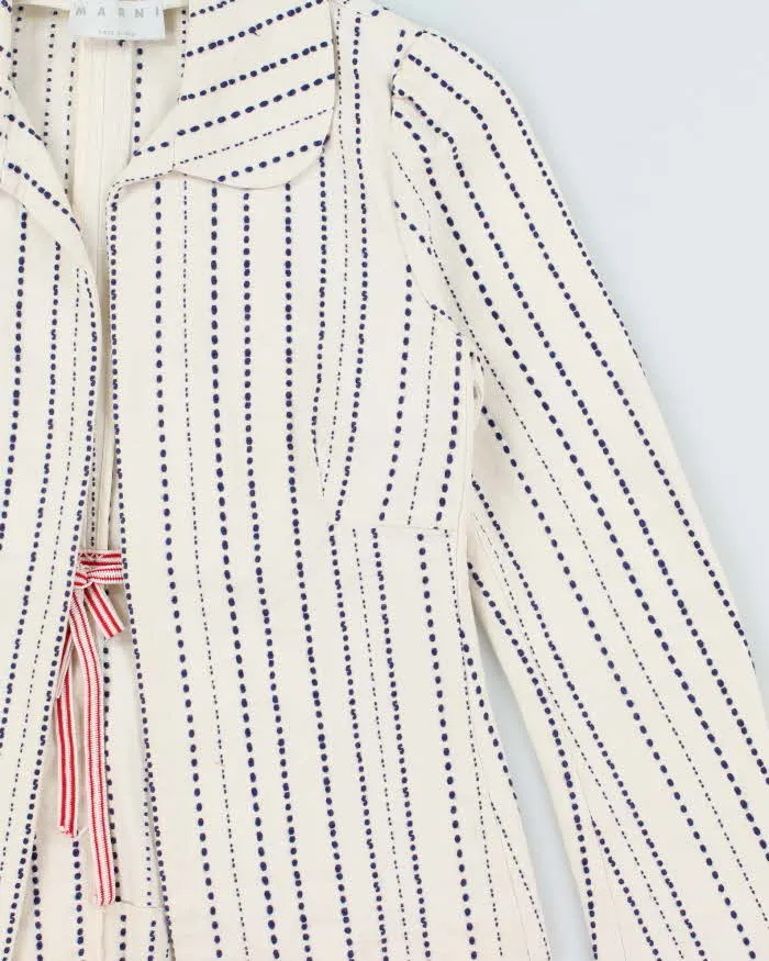 Vintage Y2k 2000s Marni Structed Cotton Jacket - XS sold by Rokit product image thumbnail 3
