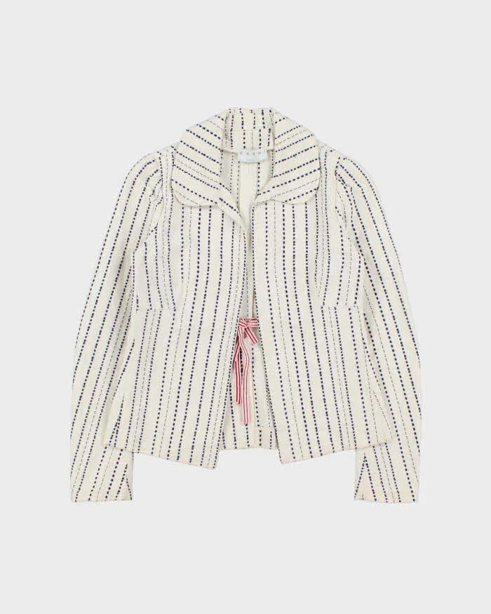 Vintage Y2k 2000s Marni Structed Cotton Jacket - XS sold by Rokit