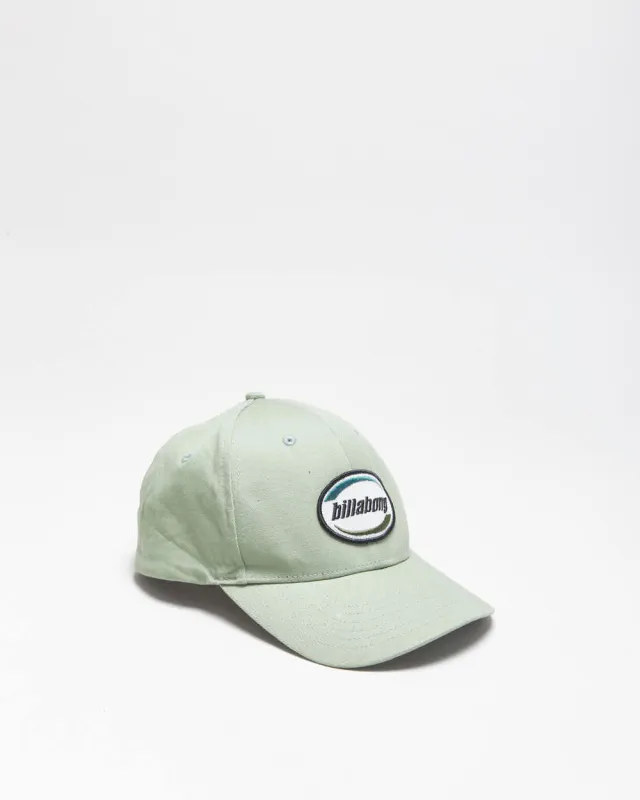 Vintage Billabong Sage Green Canvas Snapback - OS made by Rokit