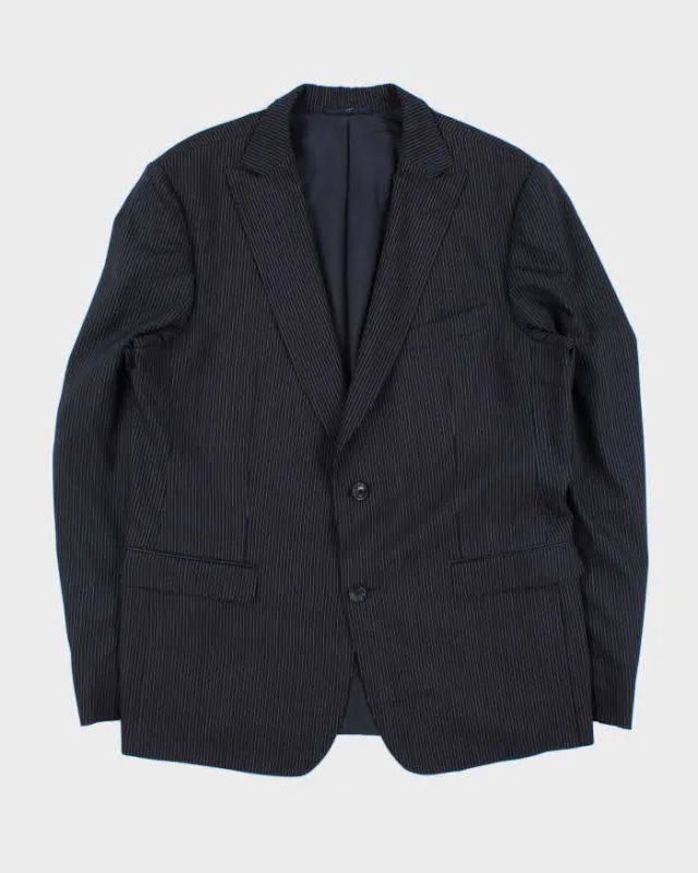 Vintage Ermenegildo Zegna Pin Stripe Wool Single Breasted Blazer - L made by Ermenegildo Zegna