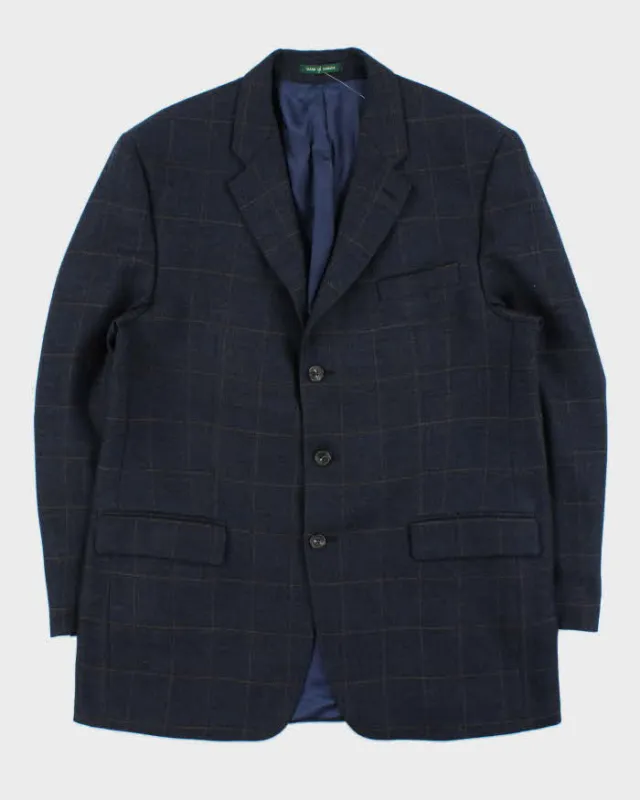 Vintage Ralph Lauren Check Wool Single Breasted Blazer - XL made by Ralph Lauren