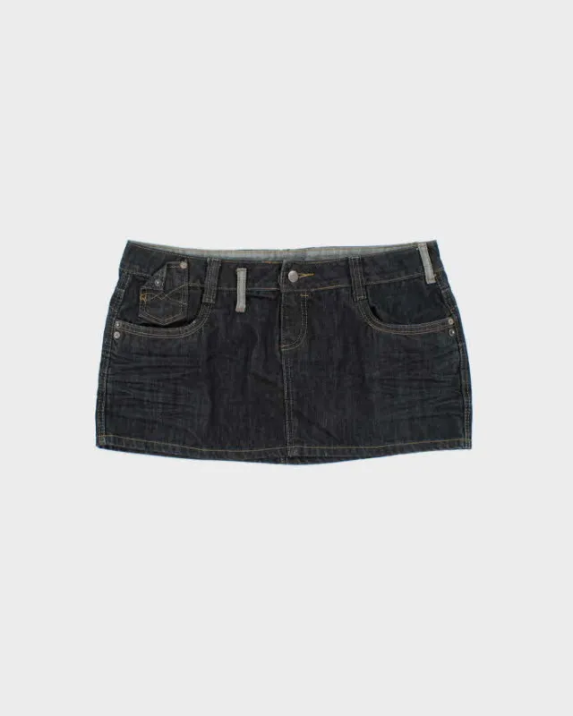 Vintage Y2k 2000s UB Jeans Denim Mini Skirt - M made by Rokit