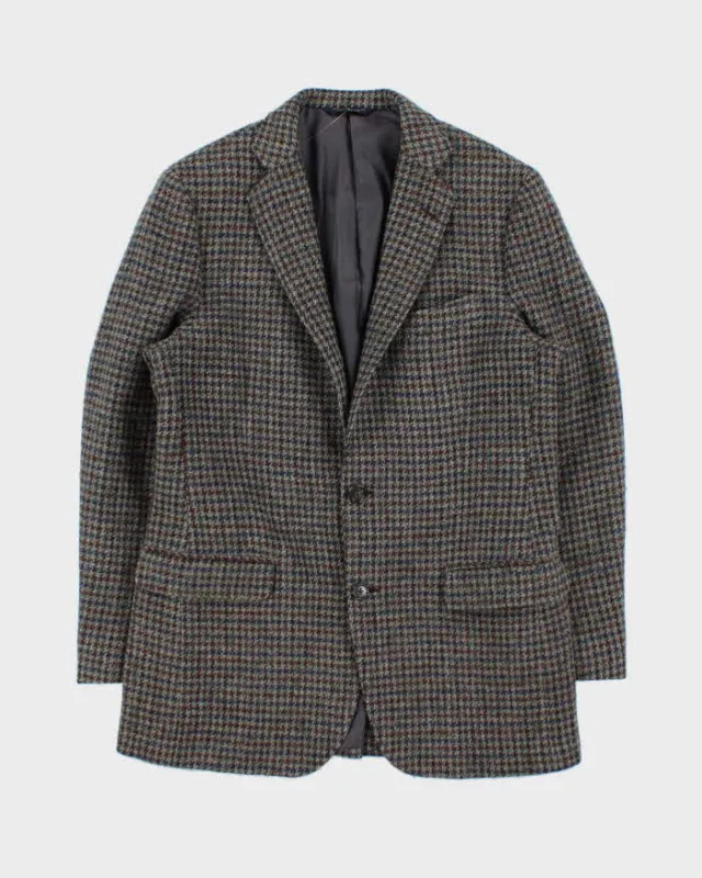 Vintage Brookes Brothers Harris Tweed Hand Woven Wool Single Berated Single Breasted Blazer - M made by Rokit