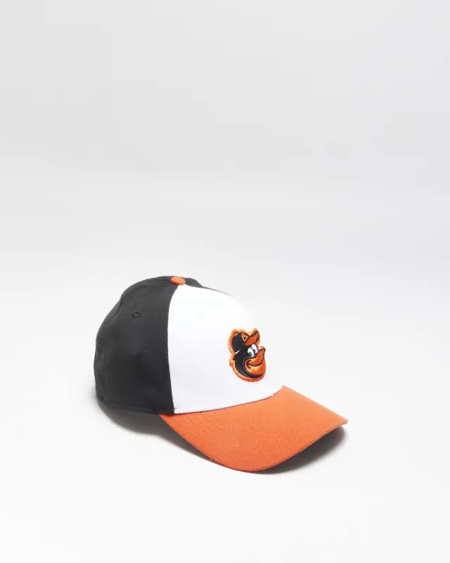 Vintage Y2K 00s New Era 39Thirty Baltimore Orioles MLB Stretch Fit Baseball Cap - L/XL made by Rokit