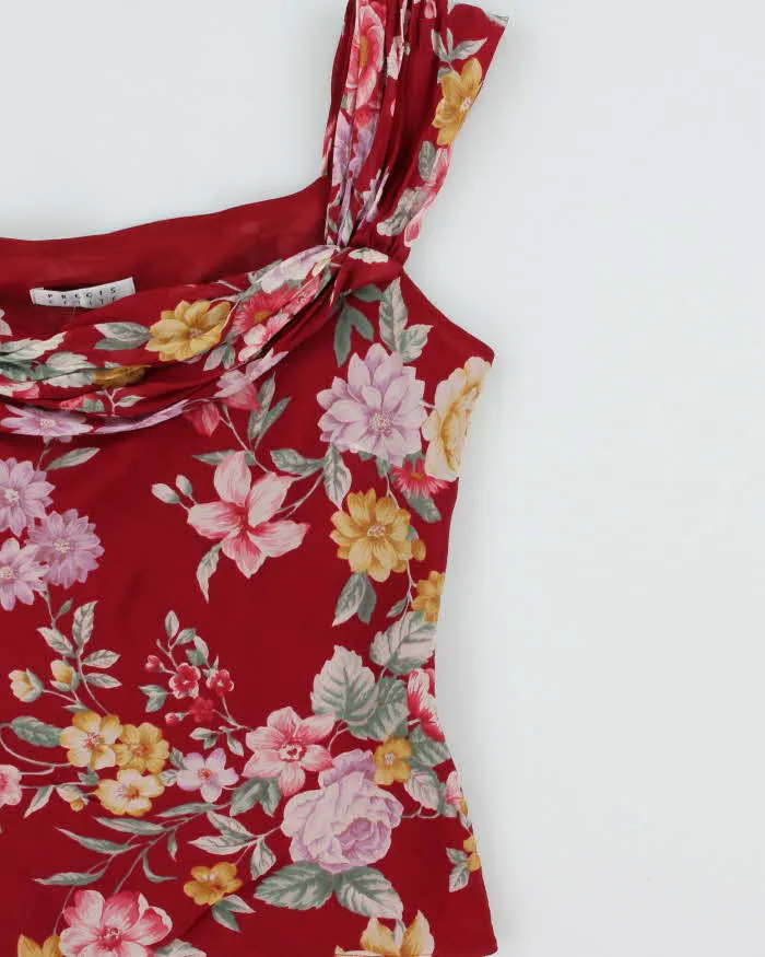 Vintage 2000s Precis Floral Silk Rosette Top- S sold by Rokit product image thumbnail 3
