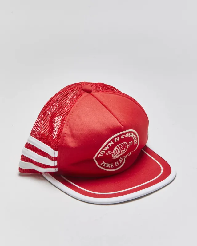Vintage 1980s Town & Country Tire & Auto Dada Trucker Hat - OS made by Rokit