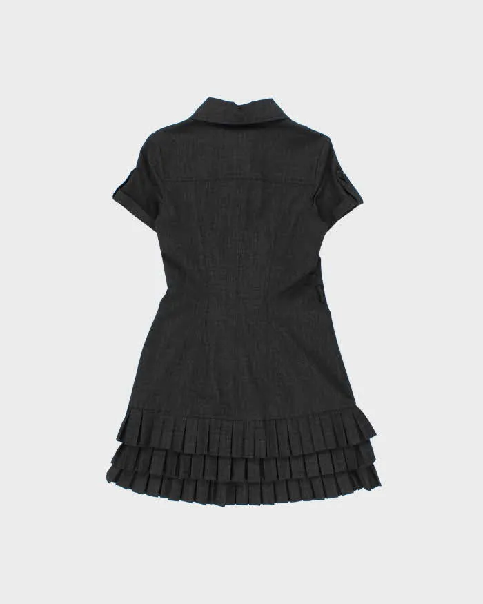 Vintage Y2k 2000s Le Chateau Button-up Drop Waist Mini Dress - S sold by Rokit product image thumbnail 2