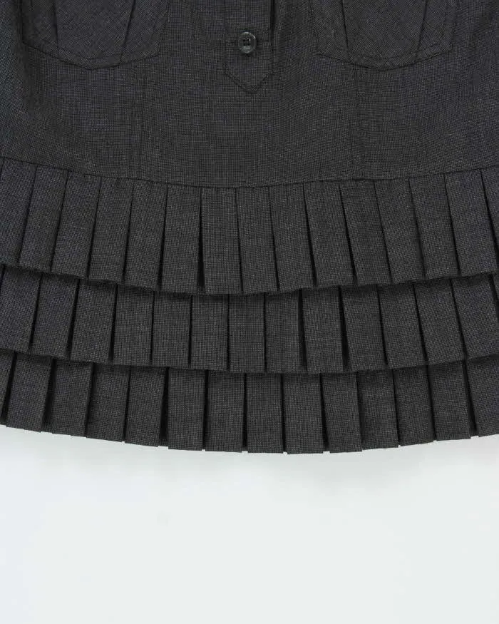Vintage Y2k 2000s Le Chateau Button-up Drop Waist Mini Dress - S sold by Rokit product image thumbnail 4