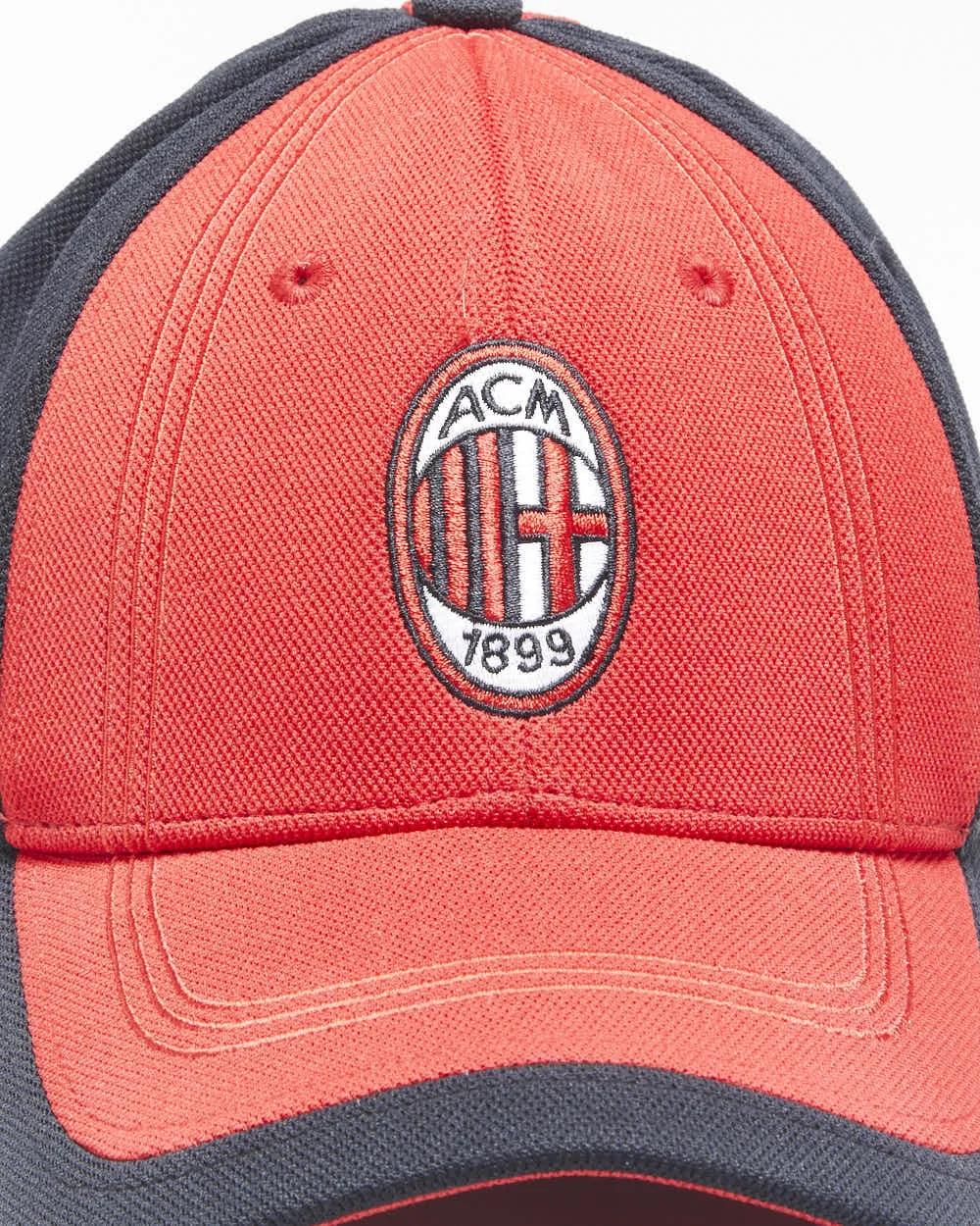 Vintage Y2K 00s Adidas AC Milan FC A-Flex Baseball Cap - M/L sold by Rokit product image thumbnail 3