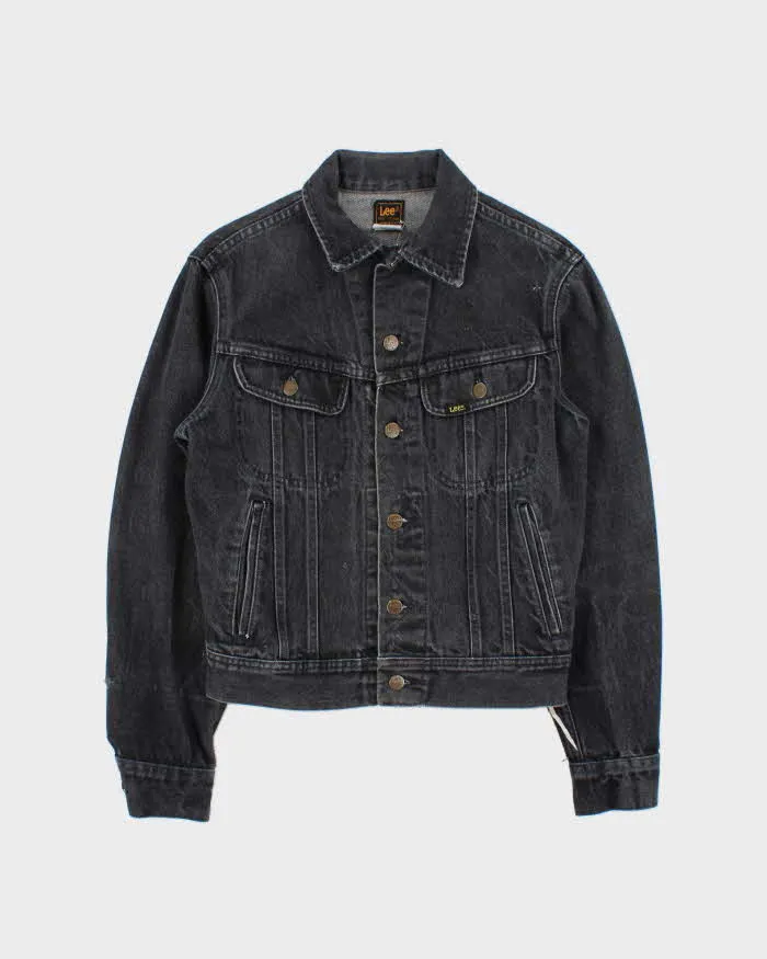 Vintage 1986 Lee Riders 220 Union Made In USA Distressed Denim Trucker Jacket - XS sold by Rokit