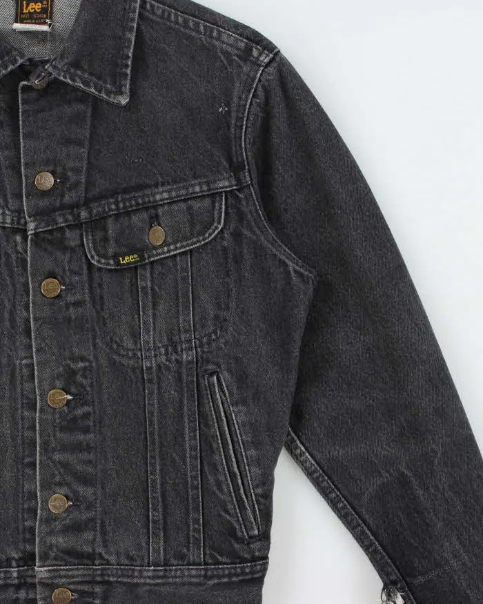 Vintage 1986 Lee Riders 220 Union Made In USA Distressed Denim Trucker Jacket - XS sold by Rokit product image thumbnail 3