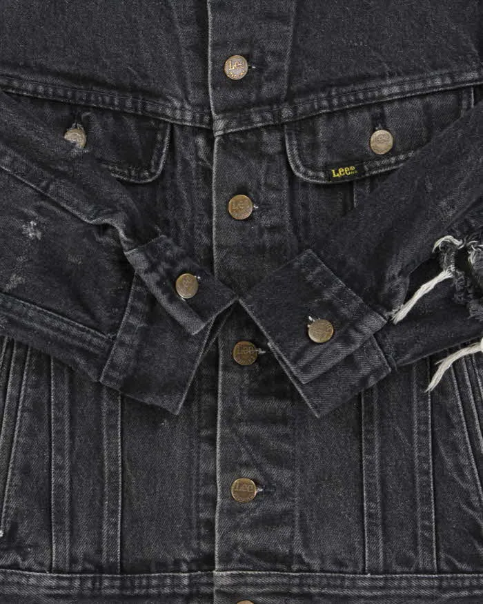 Vintage 1986 Lee Riders 220 Union Made In USA Distressed Denim Trucker Jacket - XS sold by Rokit product image thumbnail 4