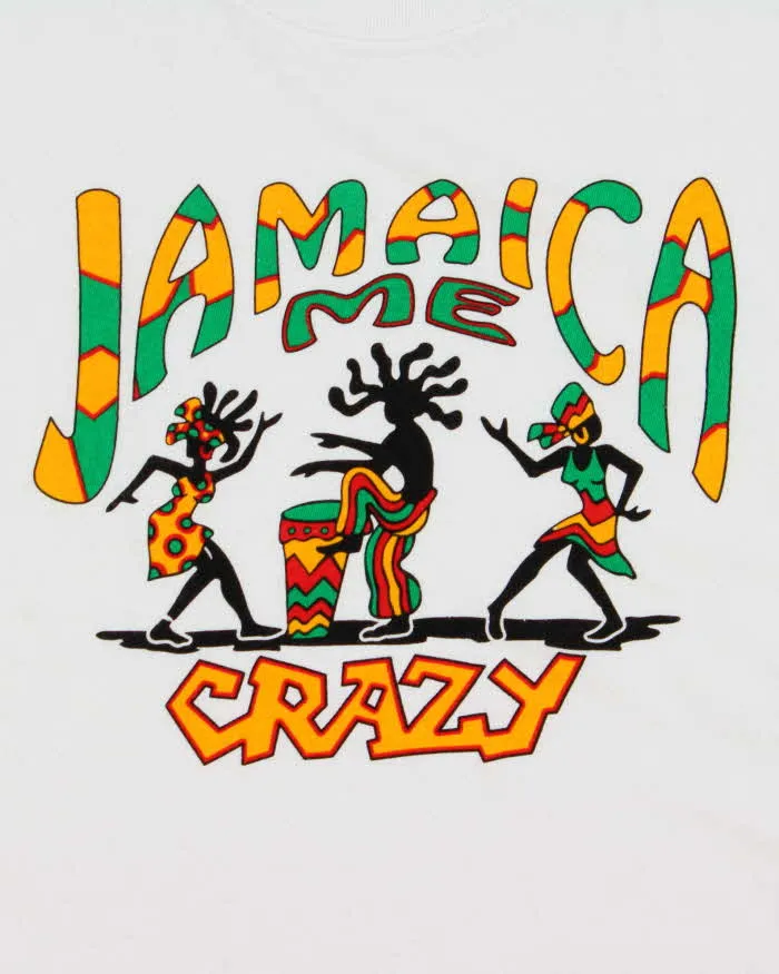 Vintage 00s 'Jamaica Me Crazy' Graphic Novelty Crewneck T-Shirt - S sold by Rokit product image thumbnail 4