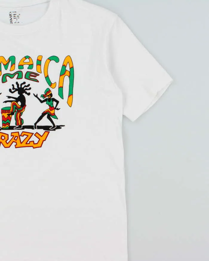 Vintage 00s 'Jamaica Me Crazy' Graphic Novelty Crewneck T-Shirt - S sold by Rokit product image thumbnail 3