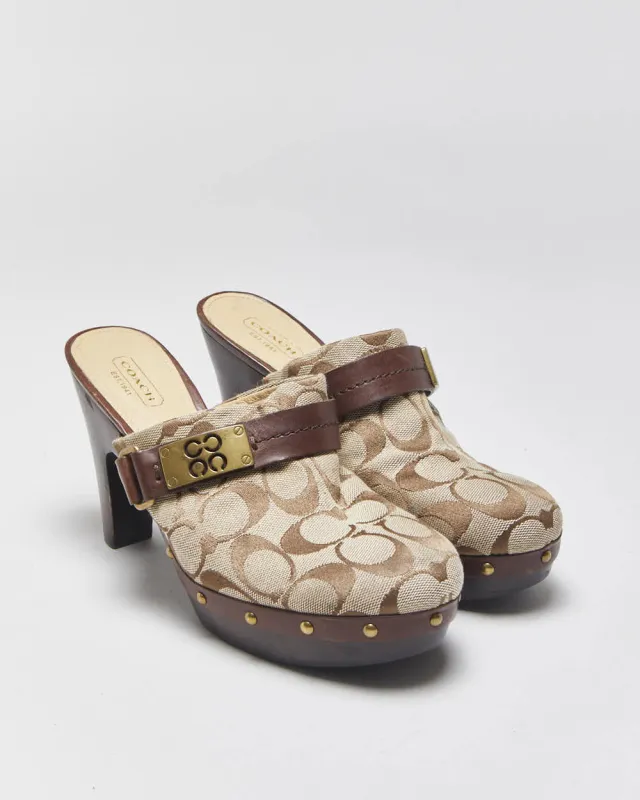 Vintage Y2k 2000s Coach Ivy Clogs - UK5 made by Coach