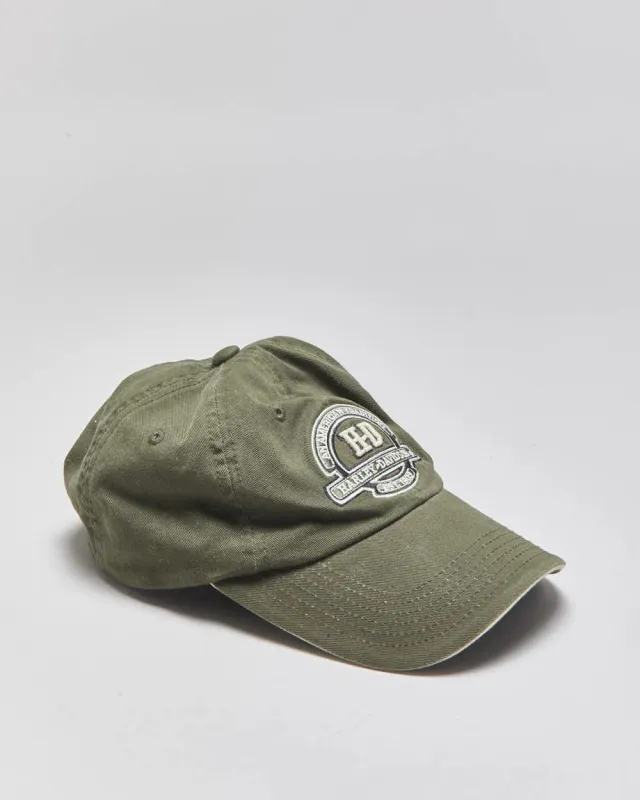 Vintage Harley Davidson Maui Hawaii Khaki Velcro Baseball Cap - OS made by Harley-Davidson