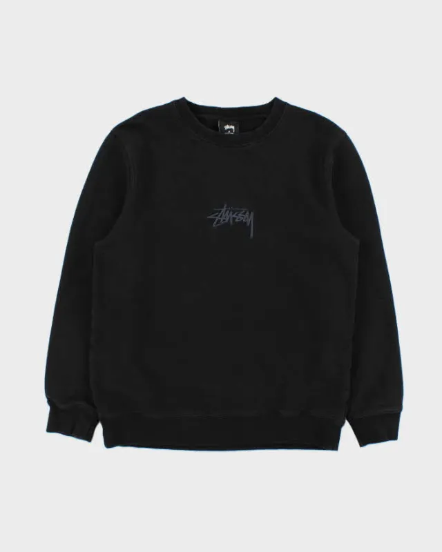 Vintage Stussy Embroidered Logo Crewneck Sweatshirt - S made by Stussy