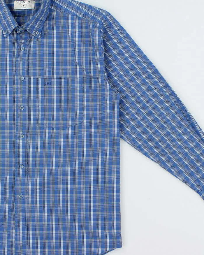 Vintage 1990s Valentino Chemises Plaid Long Sleeve Shirt - M sold by Rokit product image thumbnail 3