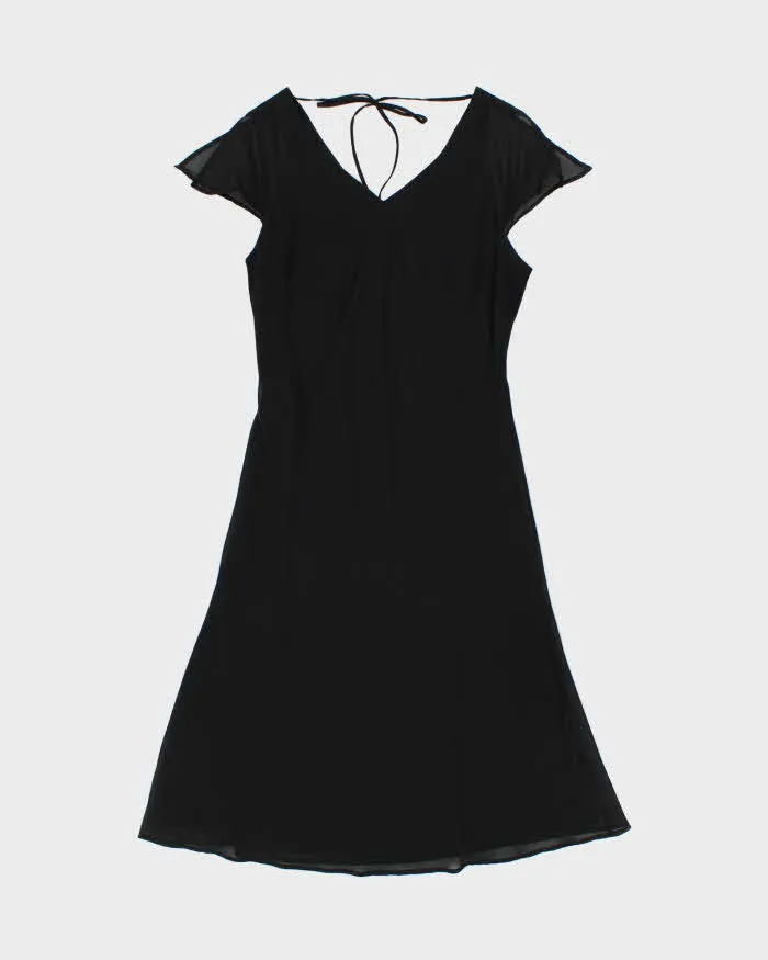 Vintage Y2k 2000s Esprit Tie Back Lined Mesh Dress - M sold by Rokit