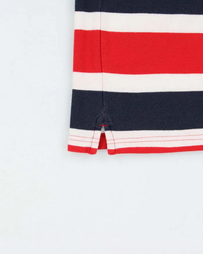 Vintage Tommy Hilfiger Striped Performance Pique Short Sleeve Polo Shirt - L sold by Rokit product image thumbnail 4