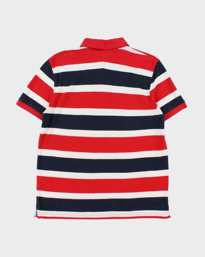 Vintage Tommy Hilfiger Striped Performance Pique Short Sleeve Polo Shirt - L sold by Rokit product image thumbnail 2